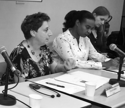 Debora Singer and Rehab Jameel